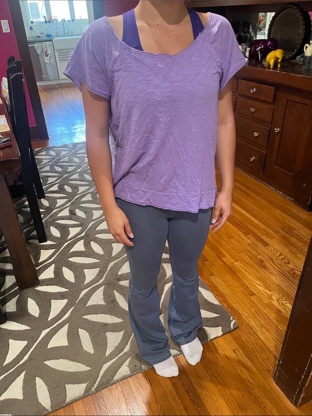 Purple Short Sleeve Women’s Tee - Relaxed Fit